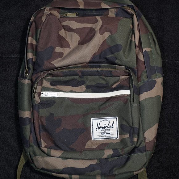 Herschel Supply Co Pop Quiz Woodland Camo Backpack - Picture 1 of 14